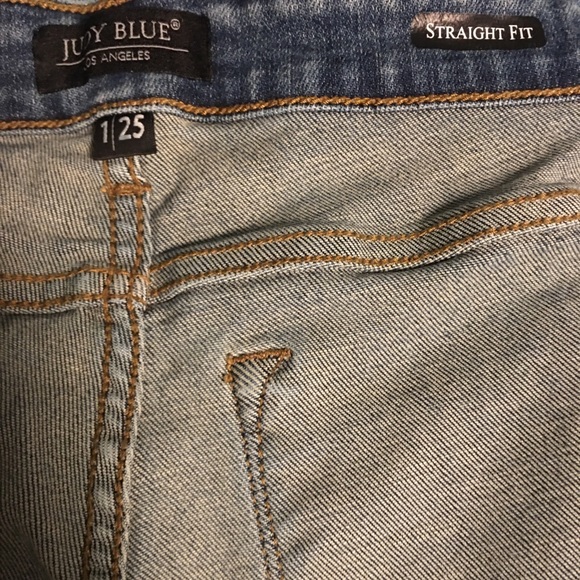 Judy Blue Destroyed Cuff Jean Size 25 - Picture 7 of 14